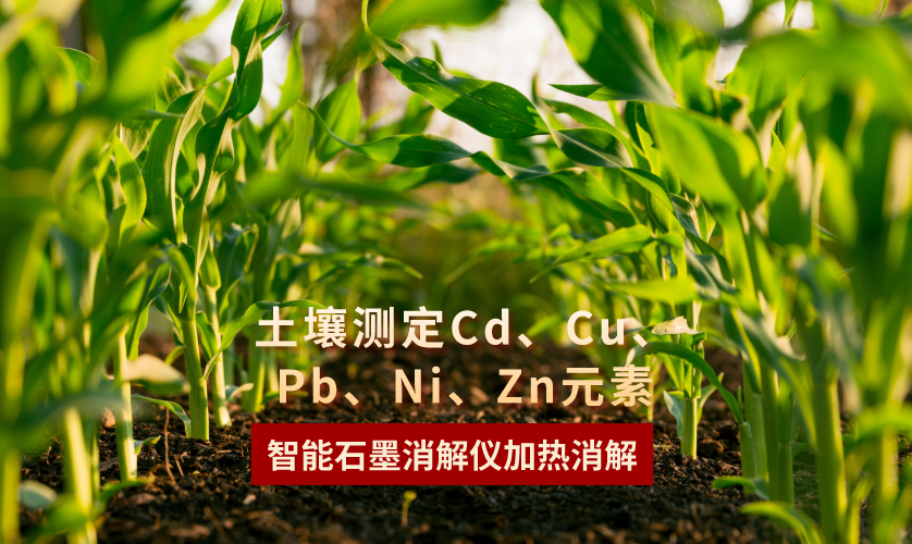 智能石墨消解儀加熱消解土壤測(cè)定Cd、Cu、Pb、Ni、Zn元素